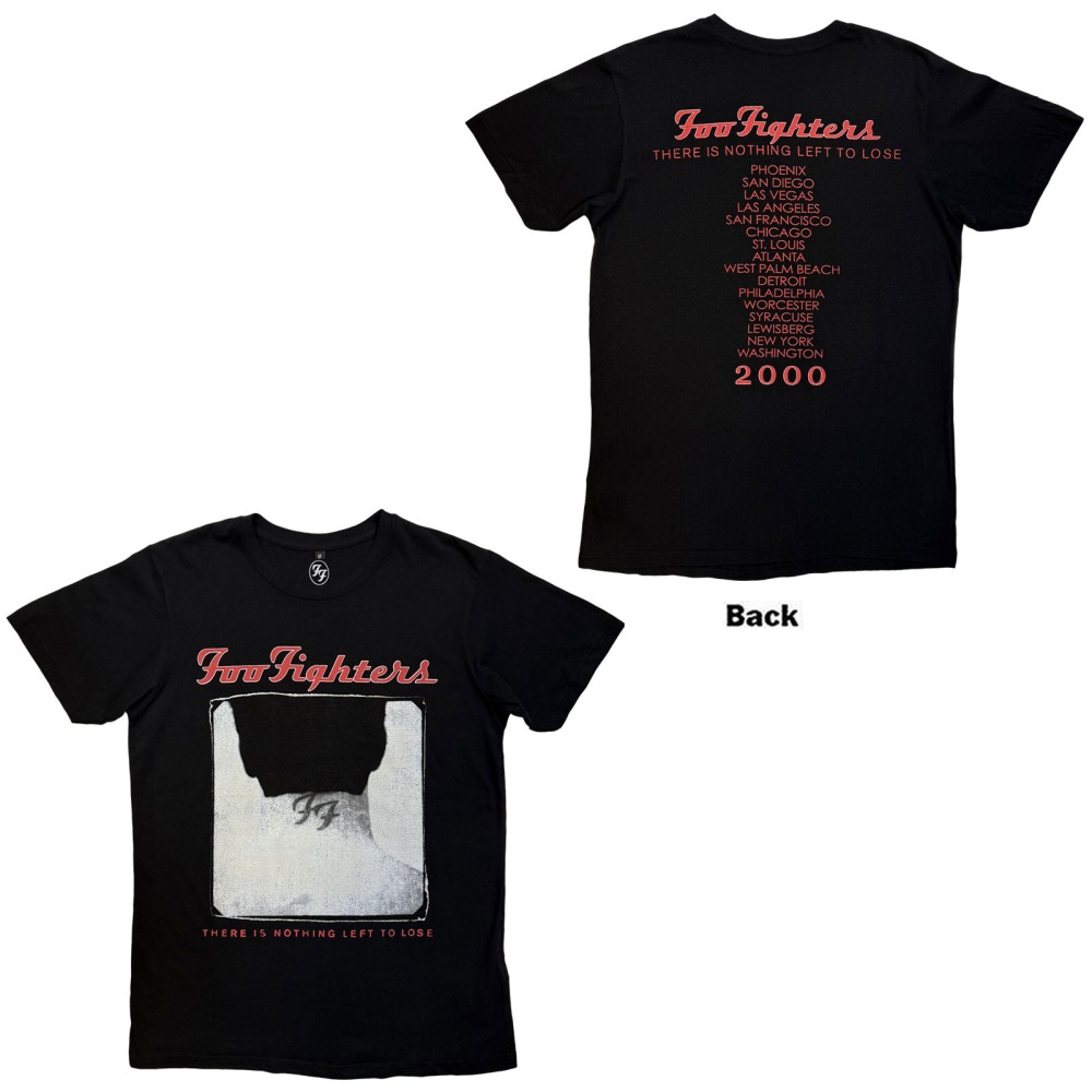 Foo Fighters - Nothing Left To Lose Tour Heren Tshirt - Zwart